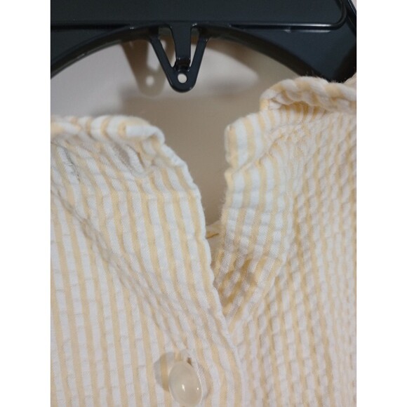 Land's End Yellow Gingham Dress Size 7 - Picture 6 of 9